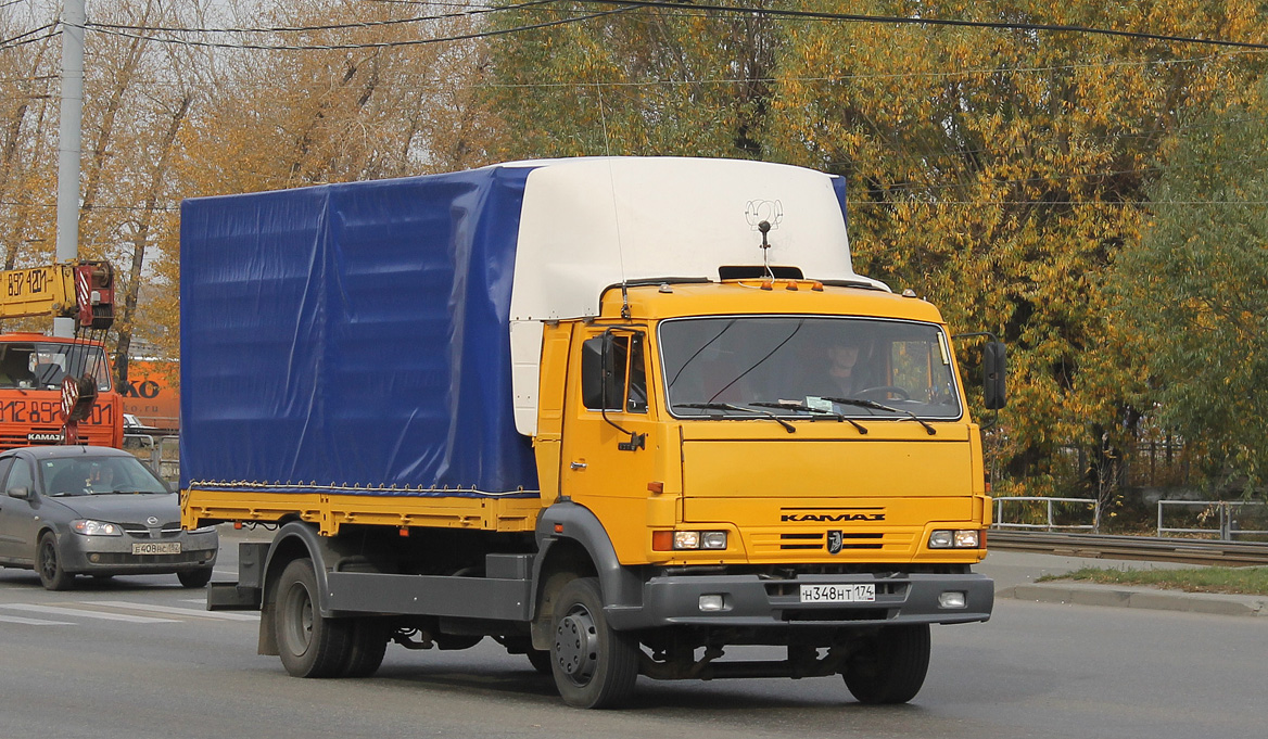 Челябинская область, № Н 348 НТ 174 — КамАЗ-4308 [430800]