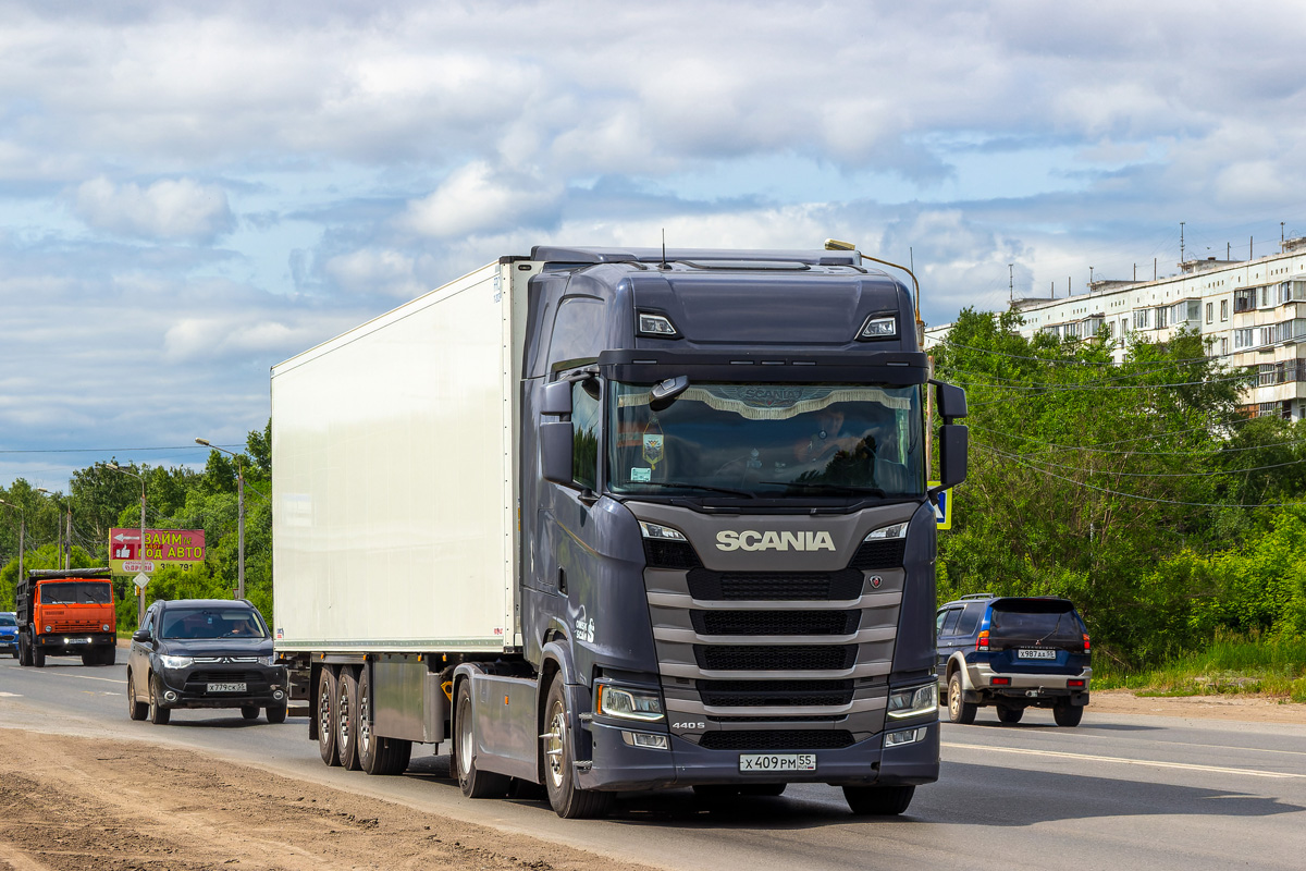 Омская область, № Х 409 РМ 55 — Scania ('2016) S440