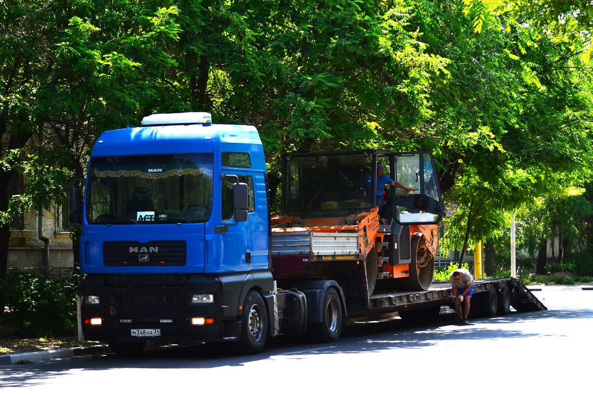 Волгоградская область, № М 348 НА 34 — MAN TGA 18.460 Волгоградская область, № М 348 НА 34 — MAN TGA 18.460