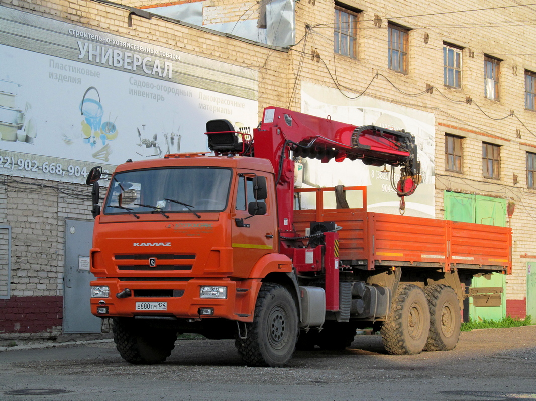 Красноярский край, № Е 680 ТМ 124 — КамАЗ-43118-50