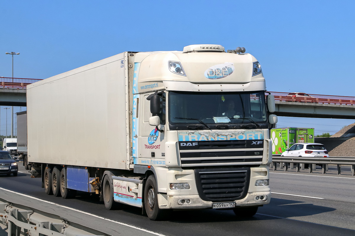 Ленинградская область, № К 059 АУ 147 — DAF XF105 FT Ленинградская область, № К 059 АУ 147 — DAF XF105 FT