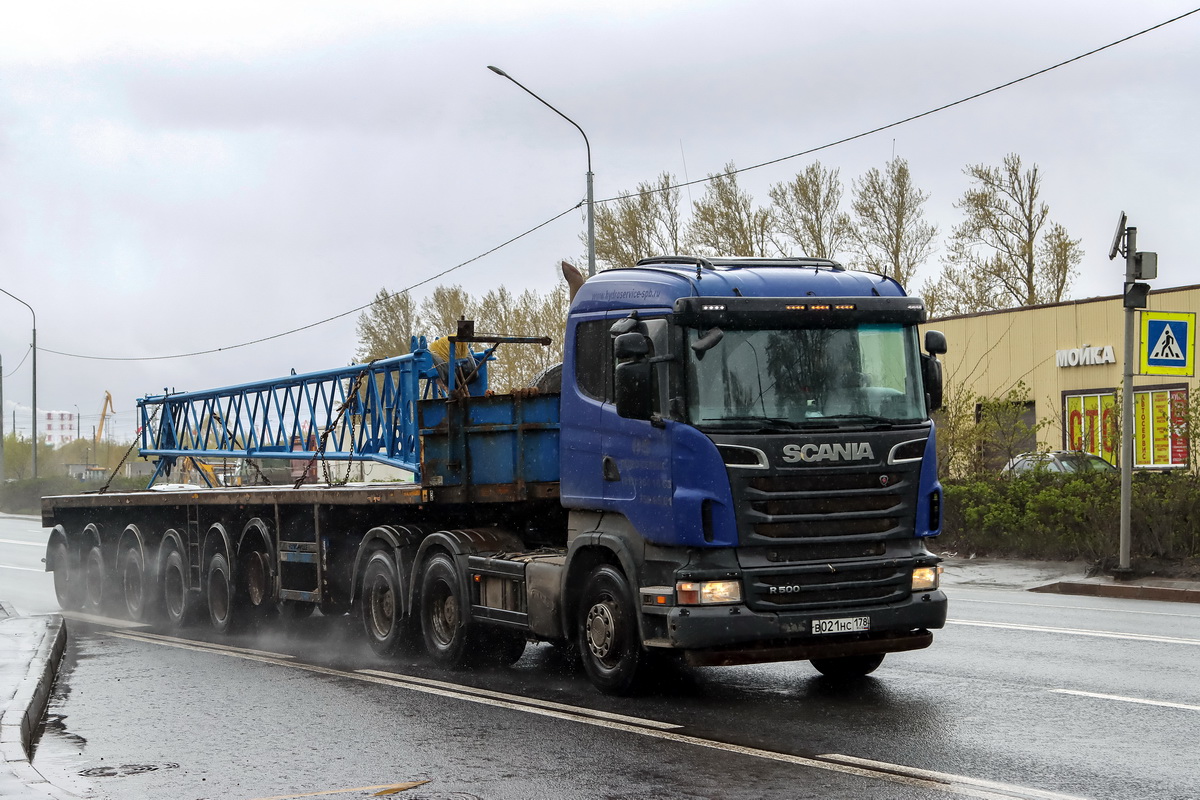 Санкт-Петербург, № В 021 НС 178 — Scania ('2009) R500