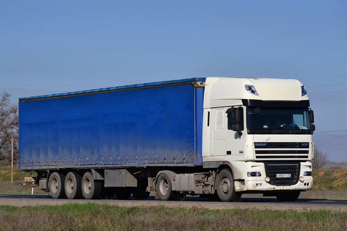 Краснодарский край, № Х 880 ТУ 93 — DAF XF105 FT