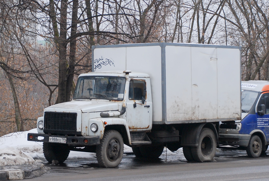Москва, № У 988 КО 199 — ГАЗ-3309