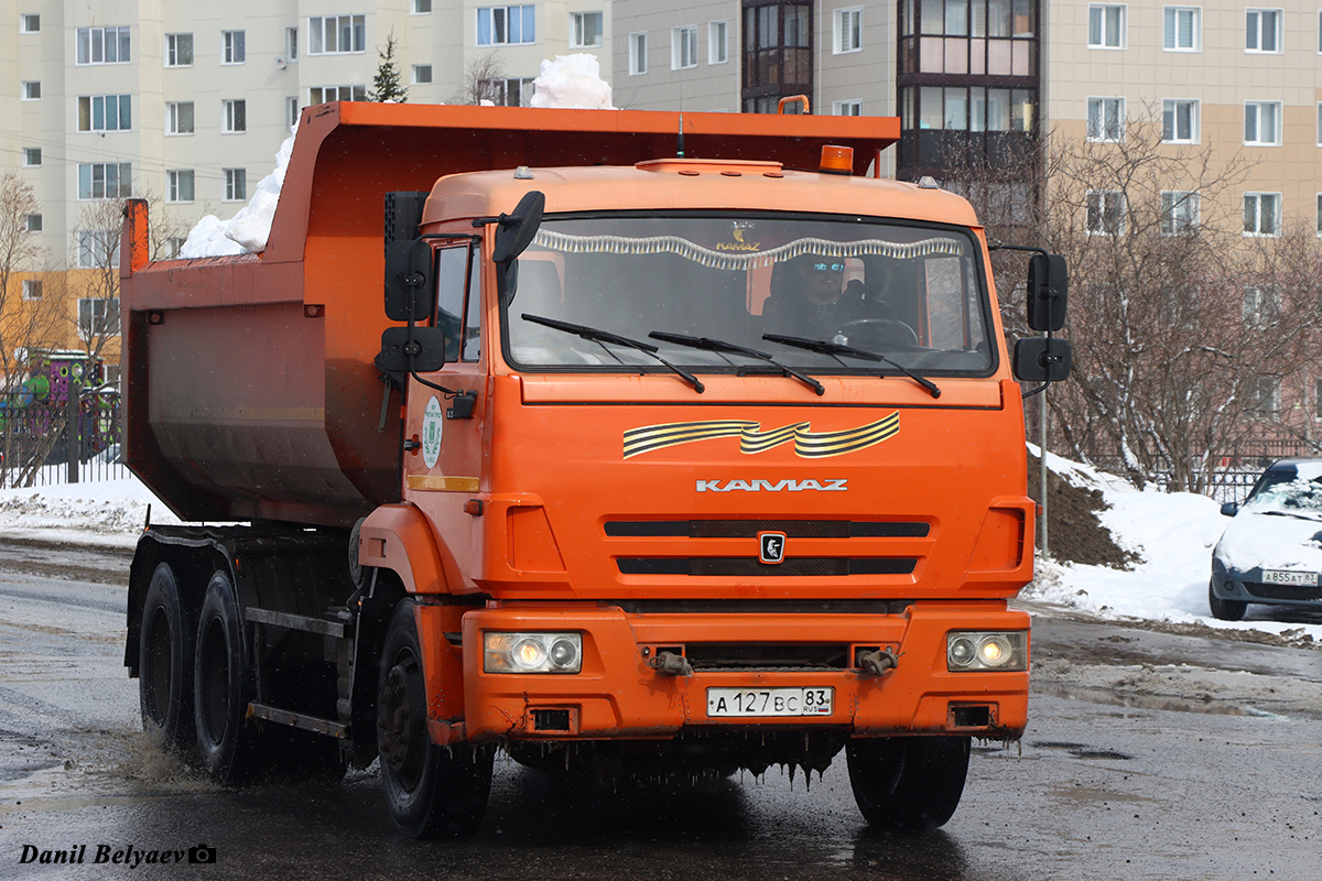 Ненецкий автономный округ, № А 127 ВС 83 — КамАЗ-65115-L4(19)