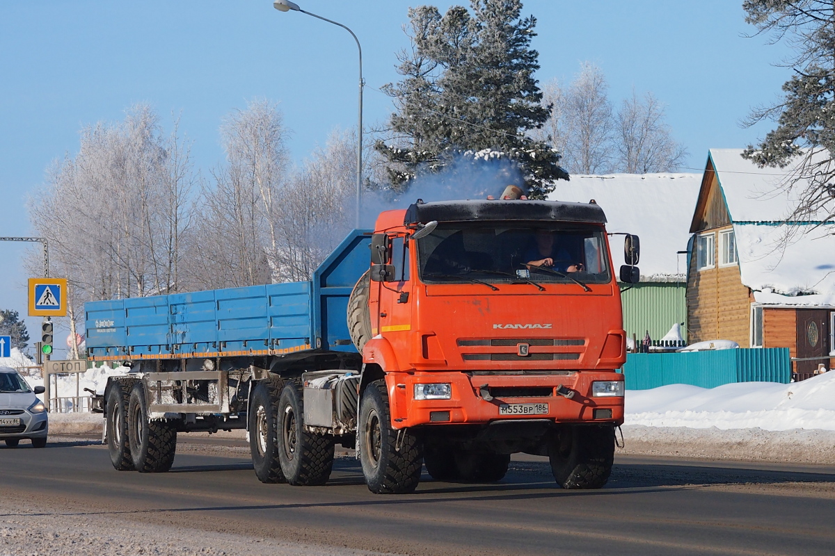 Ханты-Мансийский автоном.округ, № М 553 ВР 186 — КамАЗ-53504-50