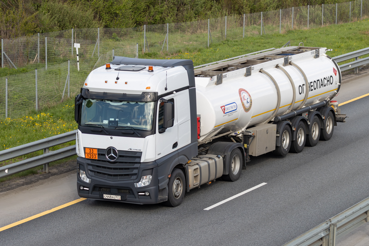 Москва, № С 448 АО 977 — Mercedes-Benz Actros ('2018) 1851 Москва, № С 448 АО 977 — Mercedes-Benz Actros ('2018) 1851
