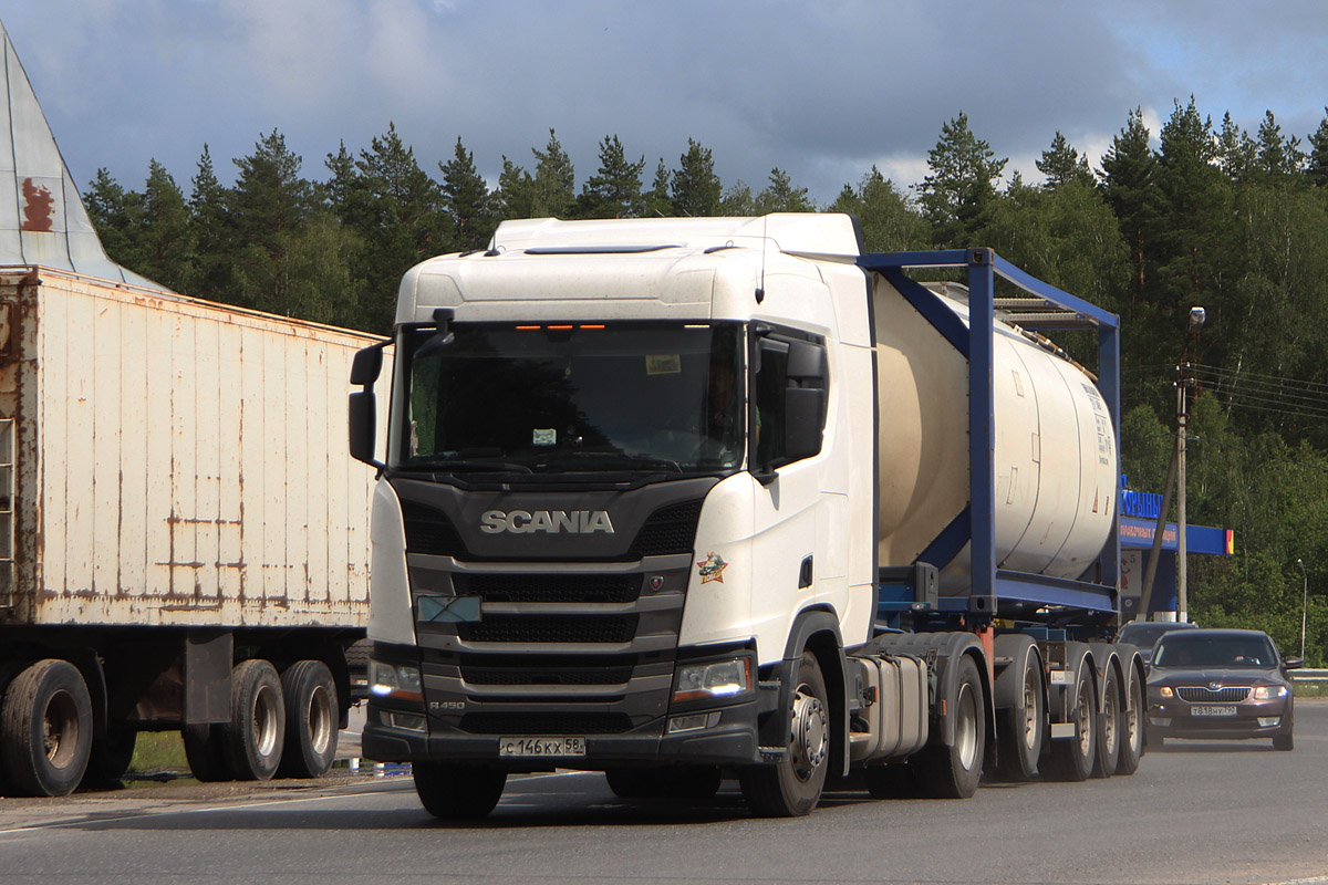 Пензенская область, № С 146 КХ 58 — Scania ('2016) R450