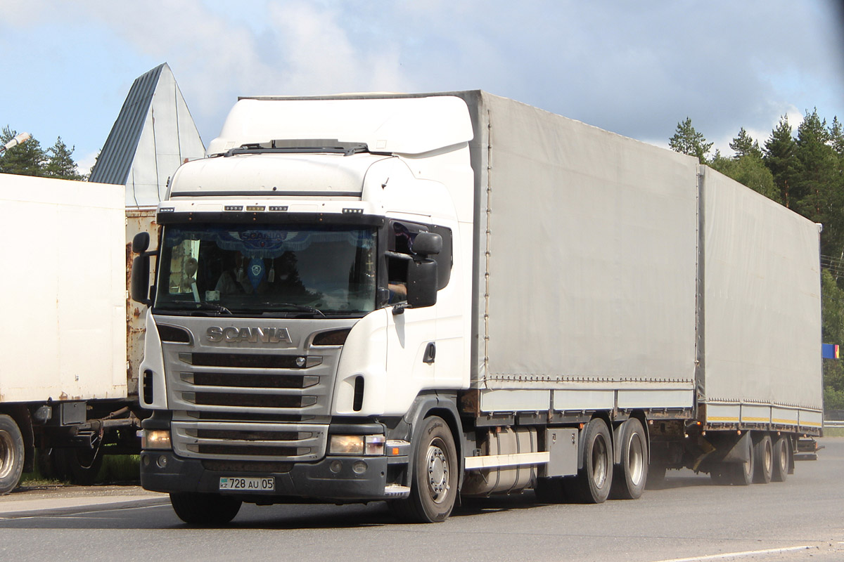 Алматинская область, № 728 AU 05 — Scania ('2009-2011, общая модель)