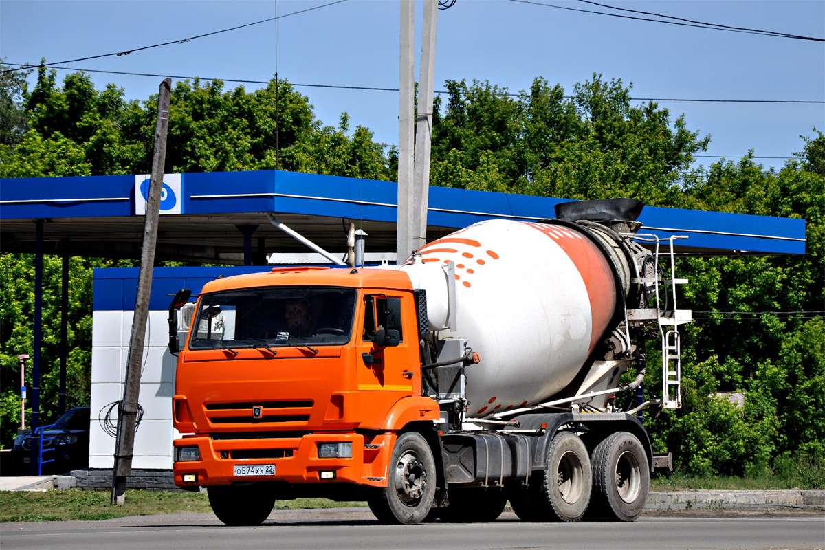 Алтайский край, № О 574 ХХ 22 — КамАЗ-65115-42