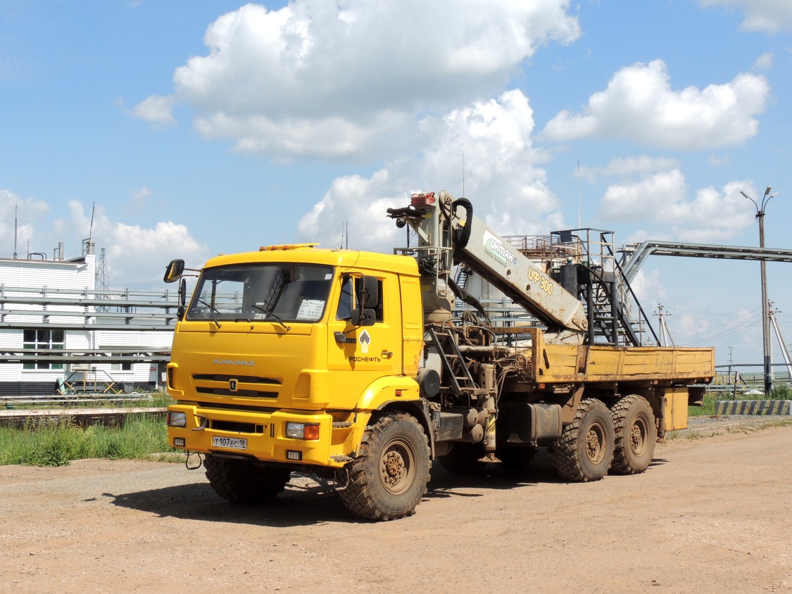 Удмуртия, № Т 107 ЕС 18 — КамАЗ-43118-46 Удмуртия, № Т 107 ЕС 18 — КамАЗ-43118-46