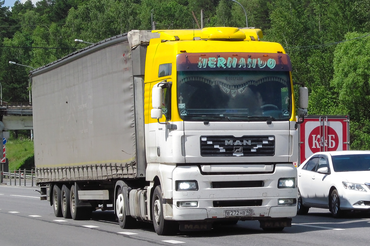 Калужская область, № В 272 НВ 40 — MAN TGA 18.460