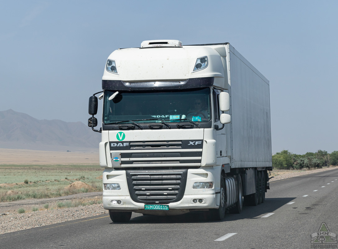 Узбекистан, № 70 M 000115 — DAF XF105 FT