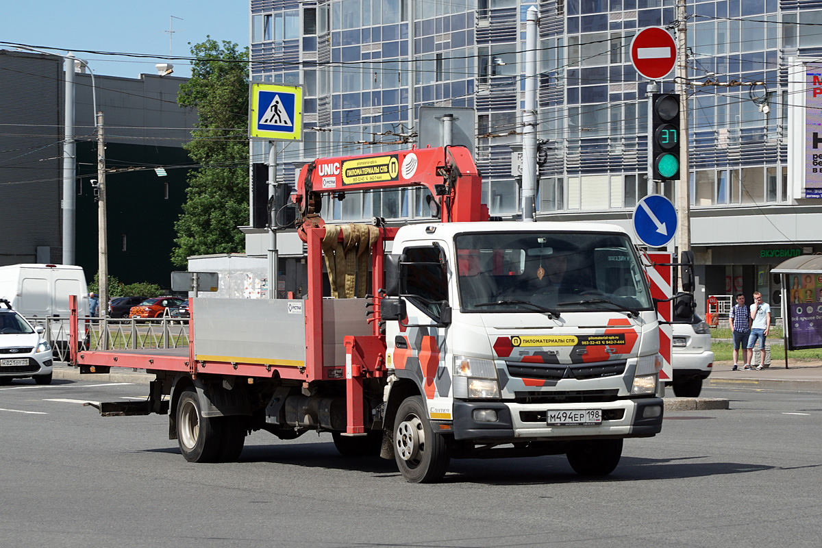 Санкт-Петербург, № М 494 ЕР 198 — Mitsubishi Fuso Canter