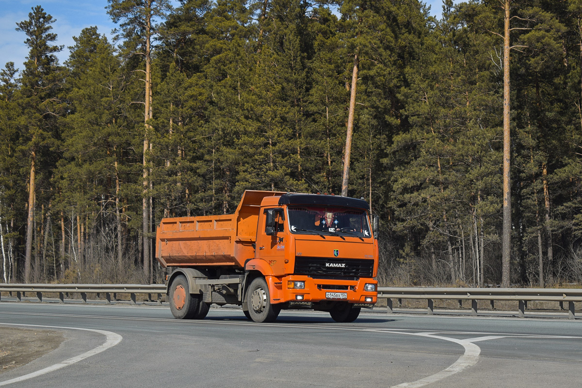 Новосибирская область, № О 145 ВХ 154 — КамАЗ-43255-A3(96)