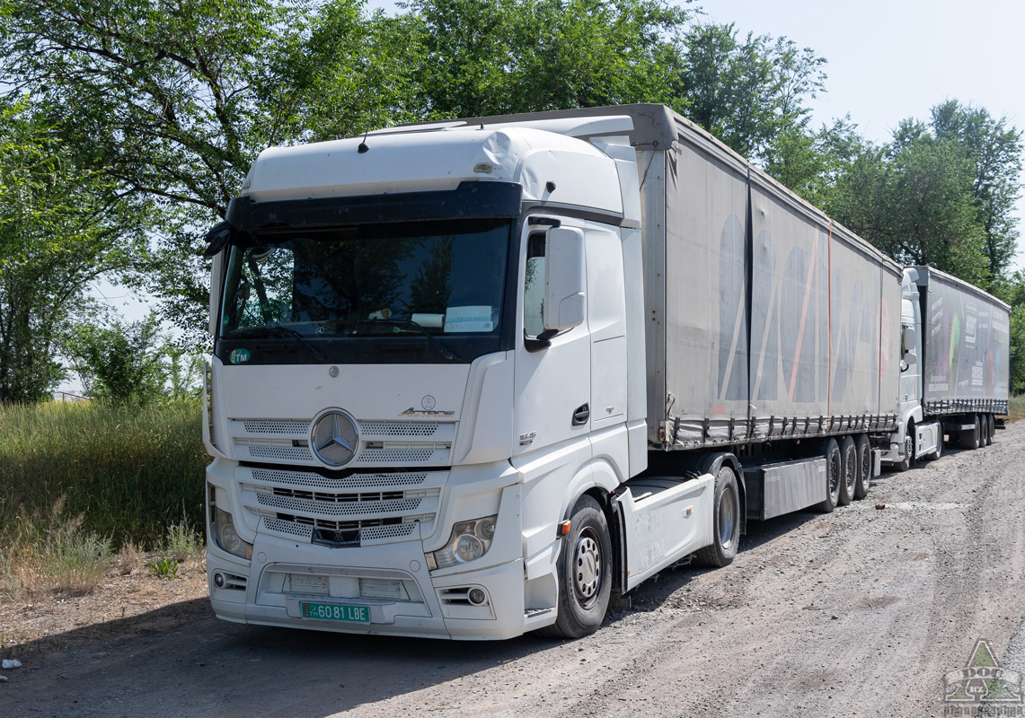 Туркменистан, № 6081 LBE — Mercedes-Benz Actros ('2003) 1845
