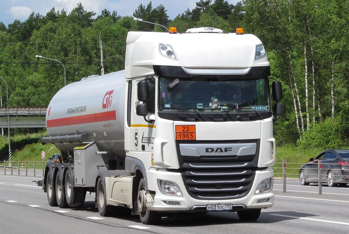 Москва, № Н 031 ОС 797 — DAF XF Euro6 FT
