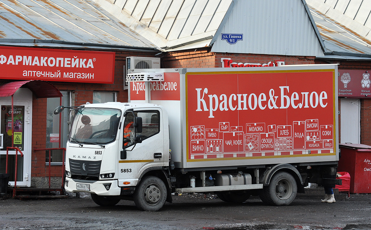 Омская область, № 5853 — КамАЗ-43089-F5 "Компас 9"