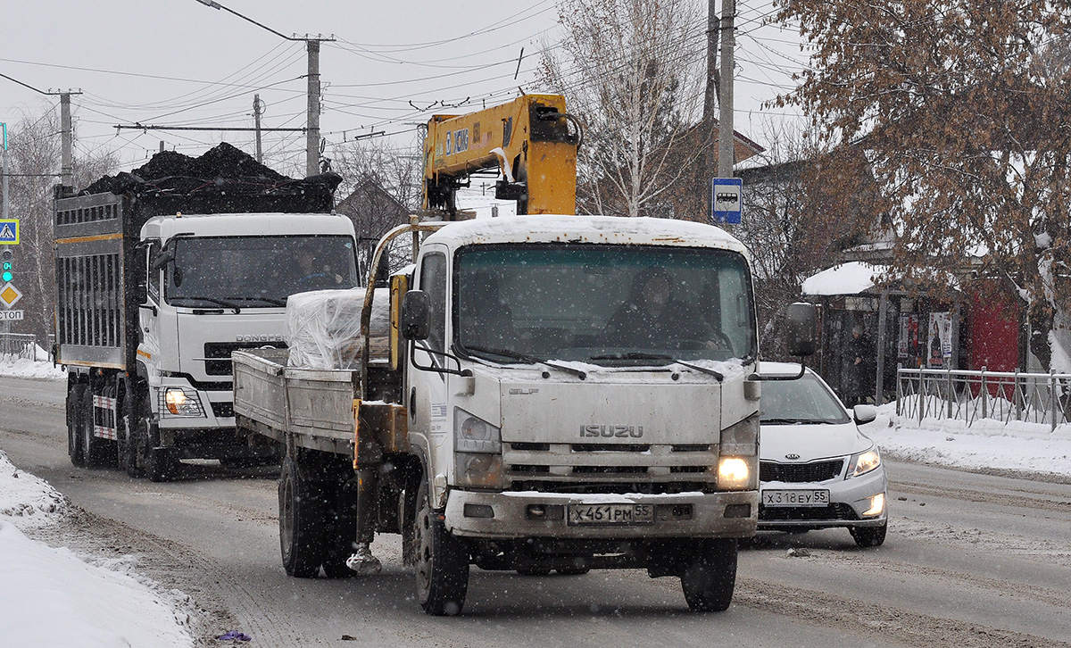Омская область, № Х 461 РМ 55 — Isuzu Elf QL(общая модель) [LWL]