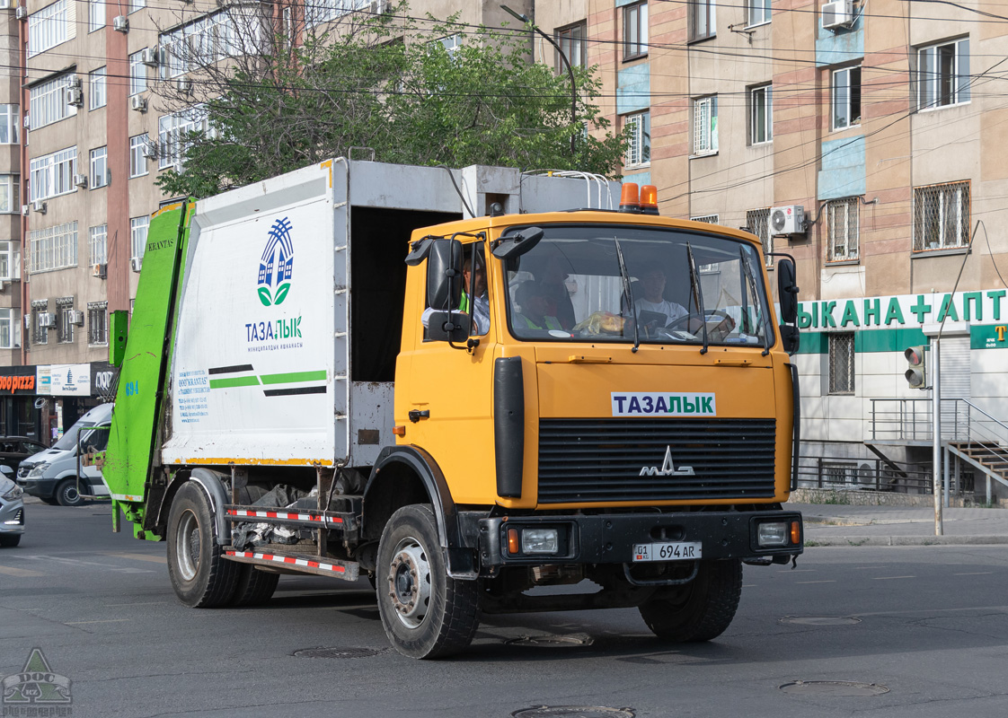 Киргизия, № 01 694 AR — МАЗ-5337 (общая модель)