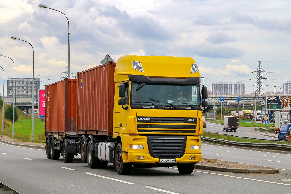 Московская область, № Х 689 ХМ 190 — DAF XF105 FAR