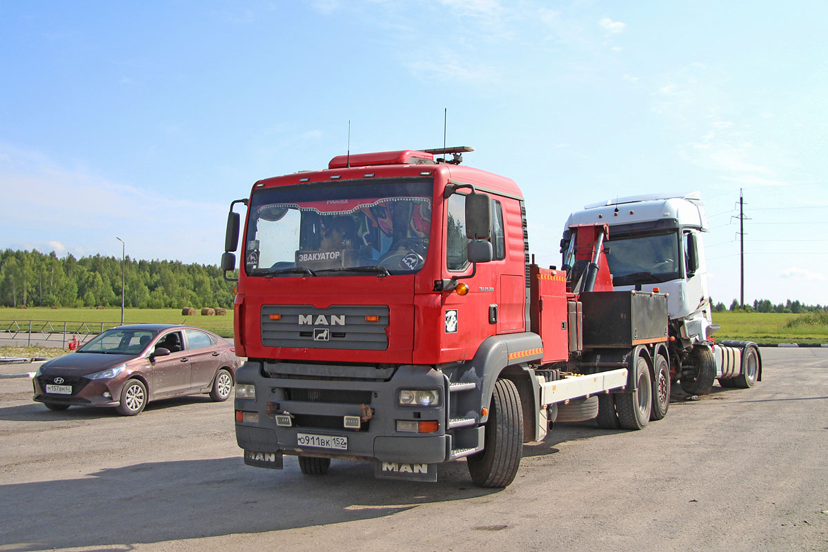Нижегородская область, № О 911 ВК 152 — MAN TGA (общая модель)