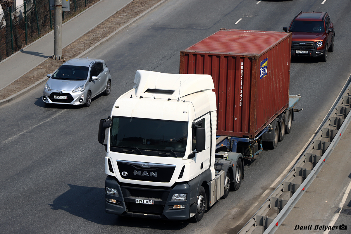 Приморский край, № В 391 ТО 125 — MAN TGX ('2012) 24.440