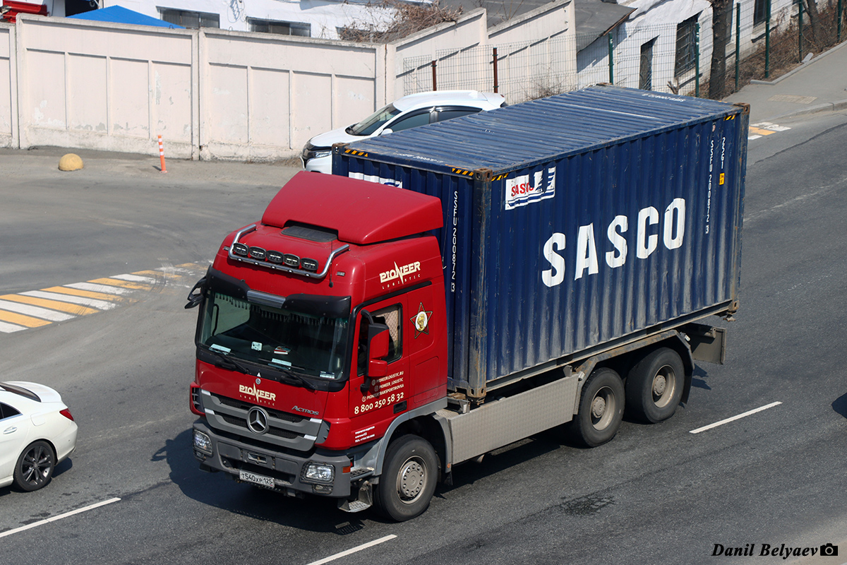 Приморский край, № Т 540 ХР 125 — Mercedes-Benz Actros ('2011)