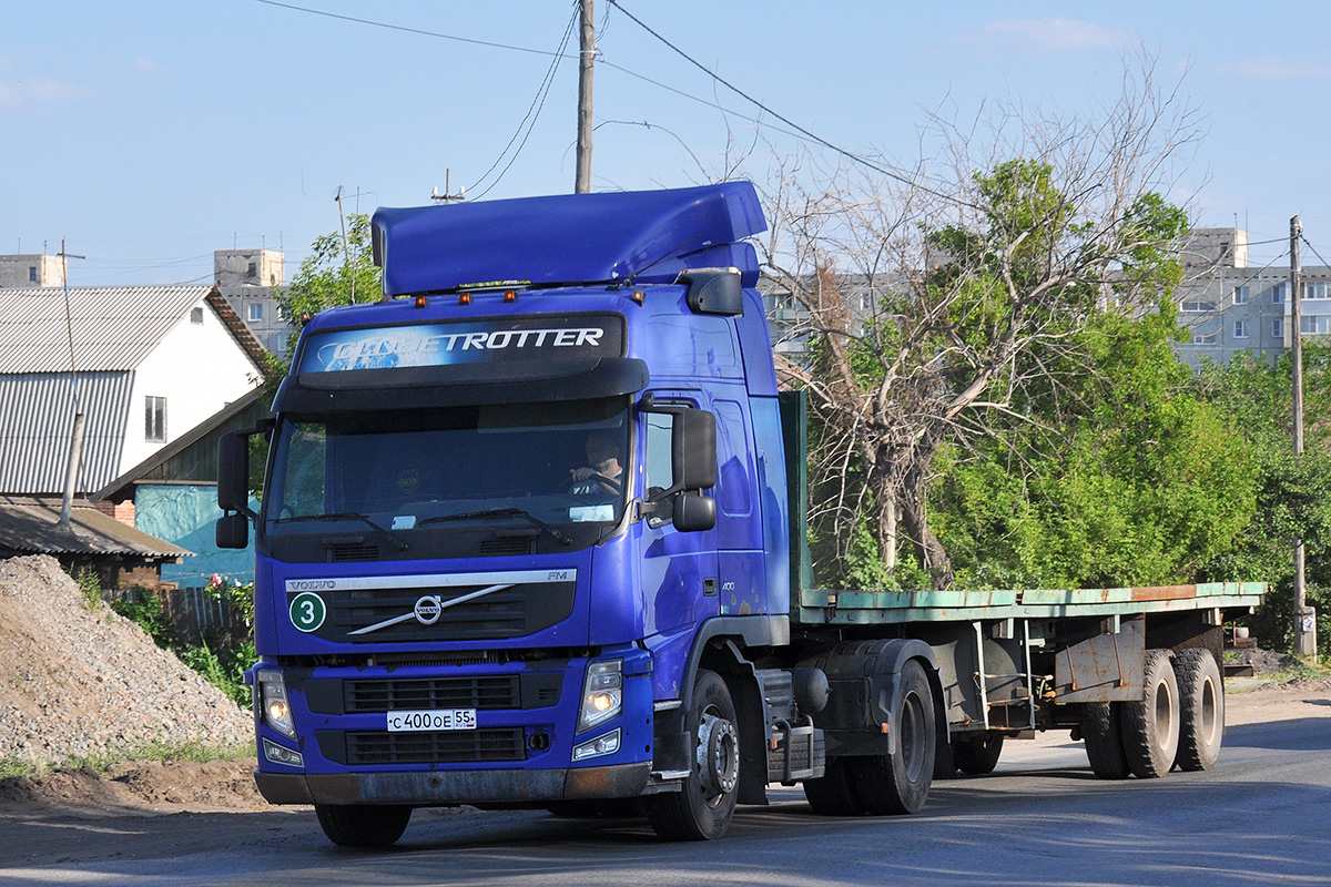 Омская область, № С 400 ОЕ 55 — Volvo ('2010) FM.400