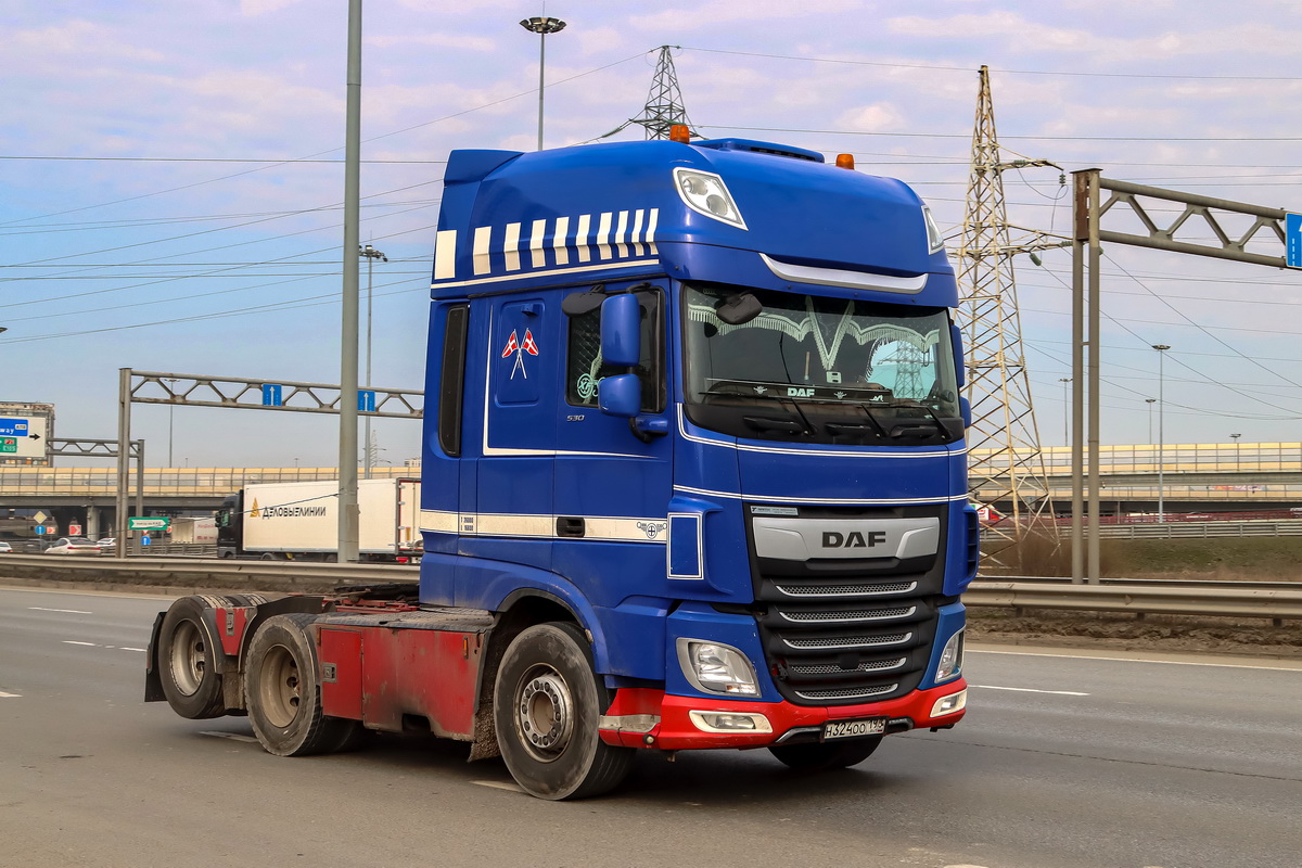 Санкт-Петербург, № Н 324 ОО 198 — DAF XF Euro6 FTS