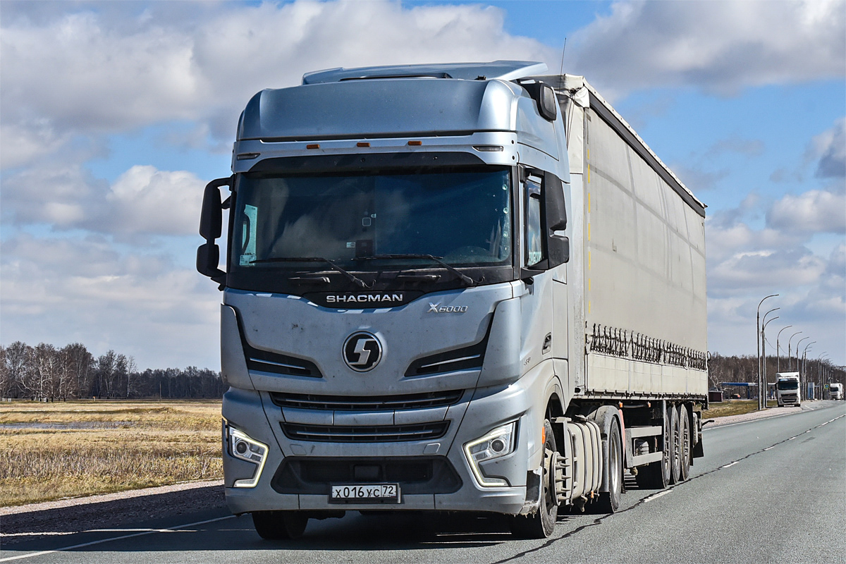 Тюменская область, № Х 016 УС 72 — Shaanxi Shacman X6000 SX4188