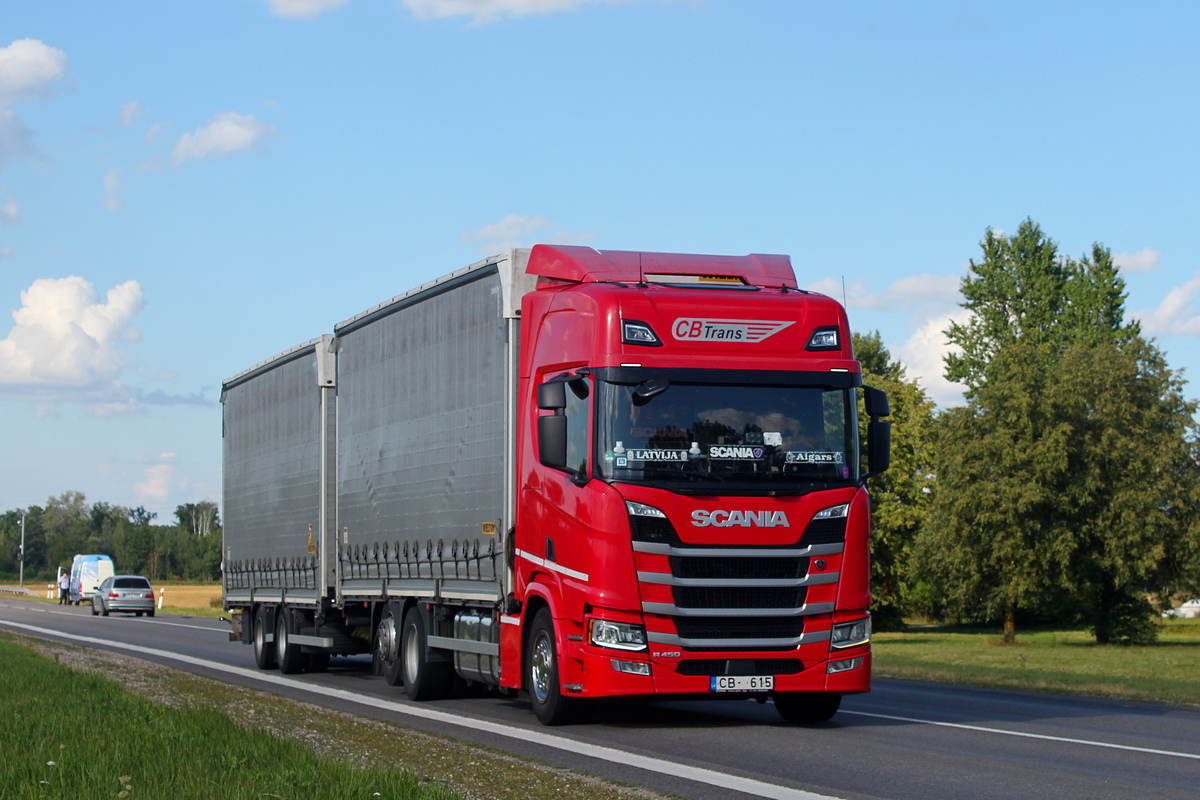 Латвия, № CB-615 — Scania ('2016) R450