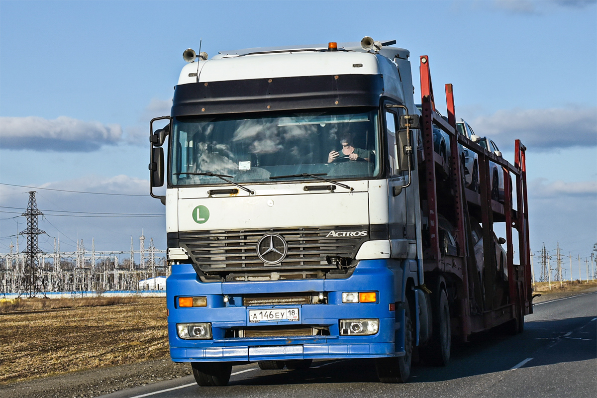 Удмуртия, № А 146 ЕУ 18 — Mercedes-Benz Actros ('1997) 1843