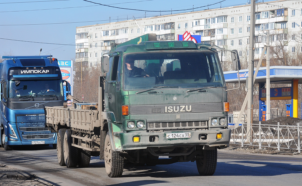 Омская область, № С 124 СХ 55 — Isuzu (общая модель)