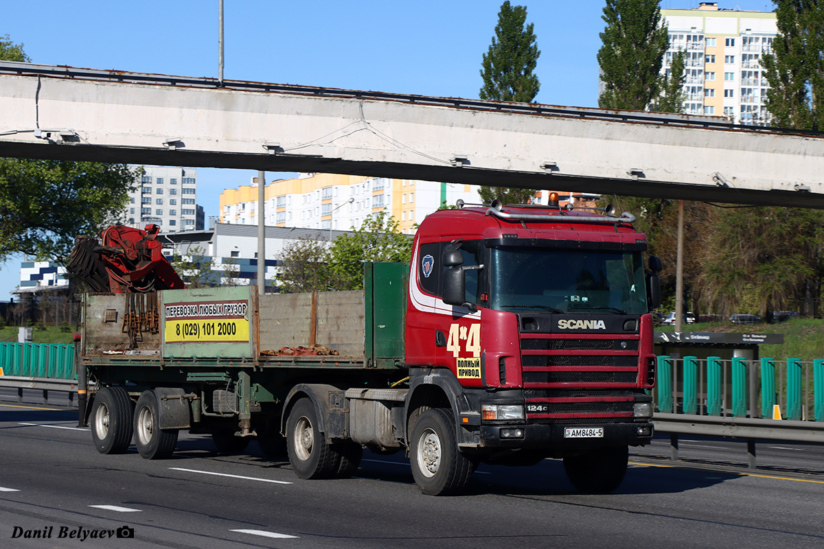 Минская область, № АМ 8484-5 — Scania ('1996, общая модель)