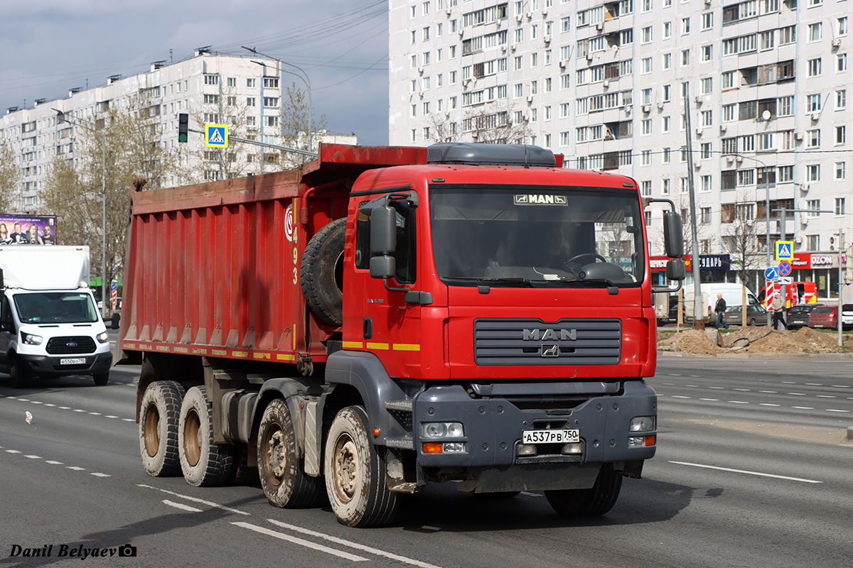 Московская область, № А 537 РВ 750 — MAN TGA 41.480