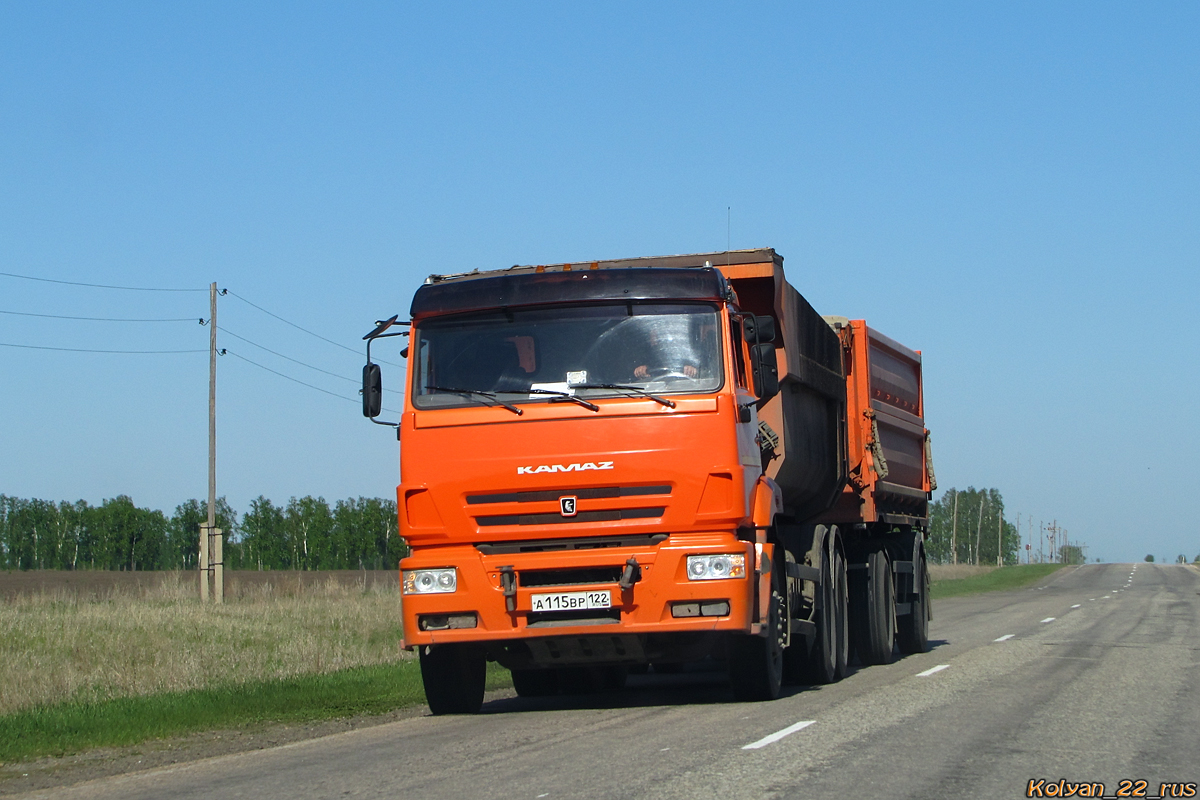 Алтайский край, № А 115 ВР 122 — КамАЗ-6520-73