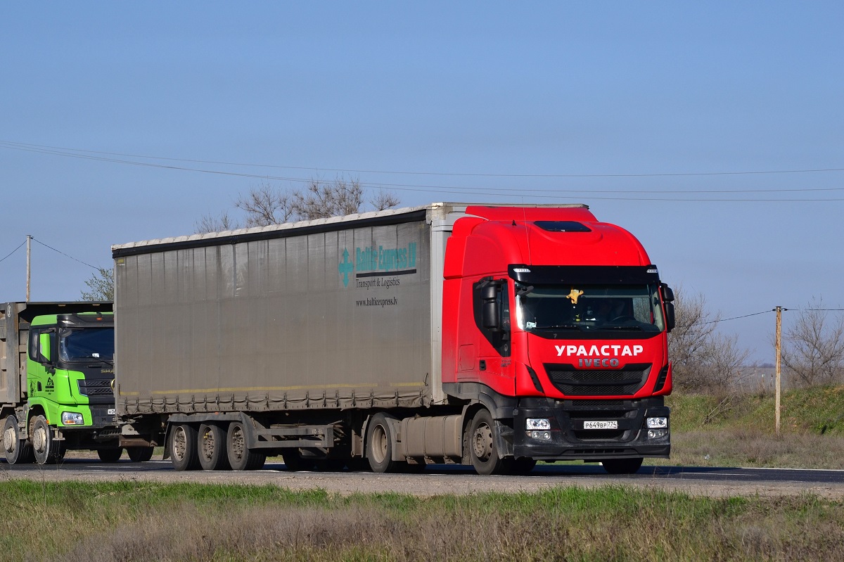 Челябинская область, № Р 649 ВР 774 — IVECO Stralis ('2012) 450