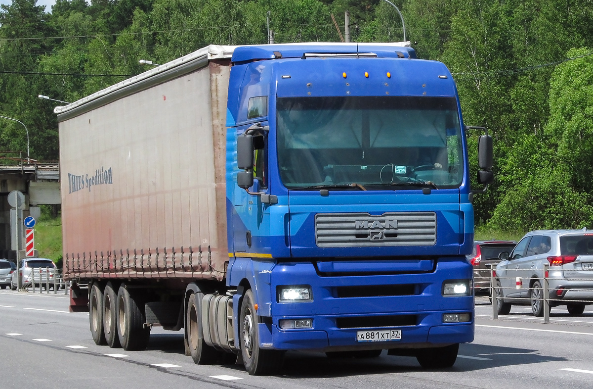 Ивановская область, № А 881 ХТ 37 — MAN TGA 18.410