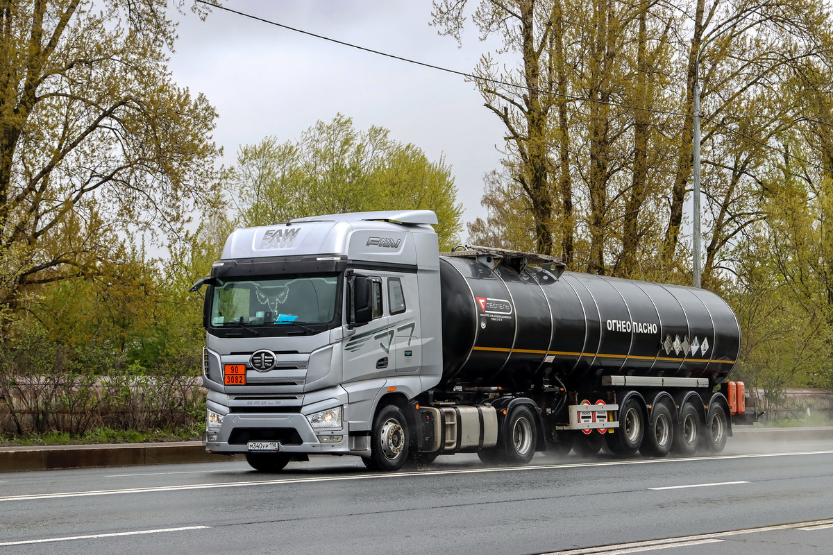 Санкт-Петербург, № М 340 УР 198 — FAW J7 Eagle CA4180