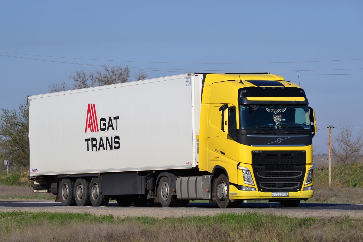 Пензенская область, № С 786 ЕР 58 — Volvo ('2012) FH.460 [X9P]