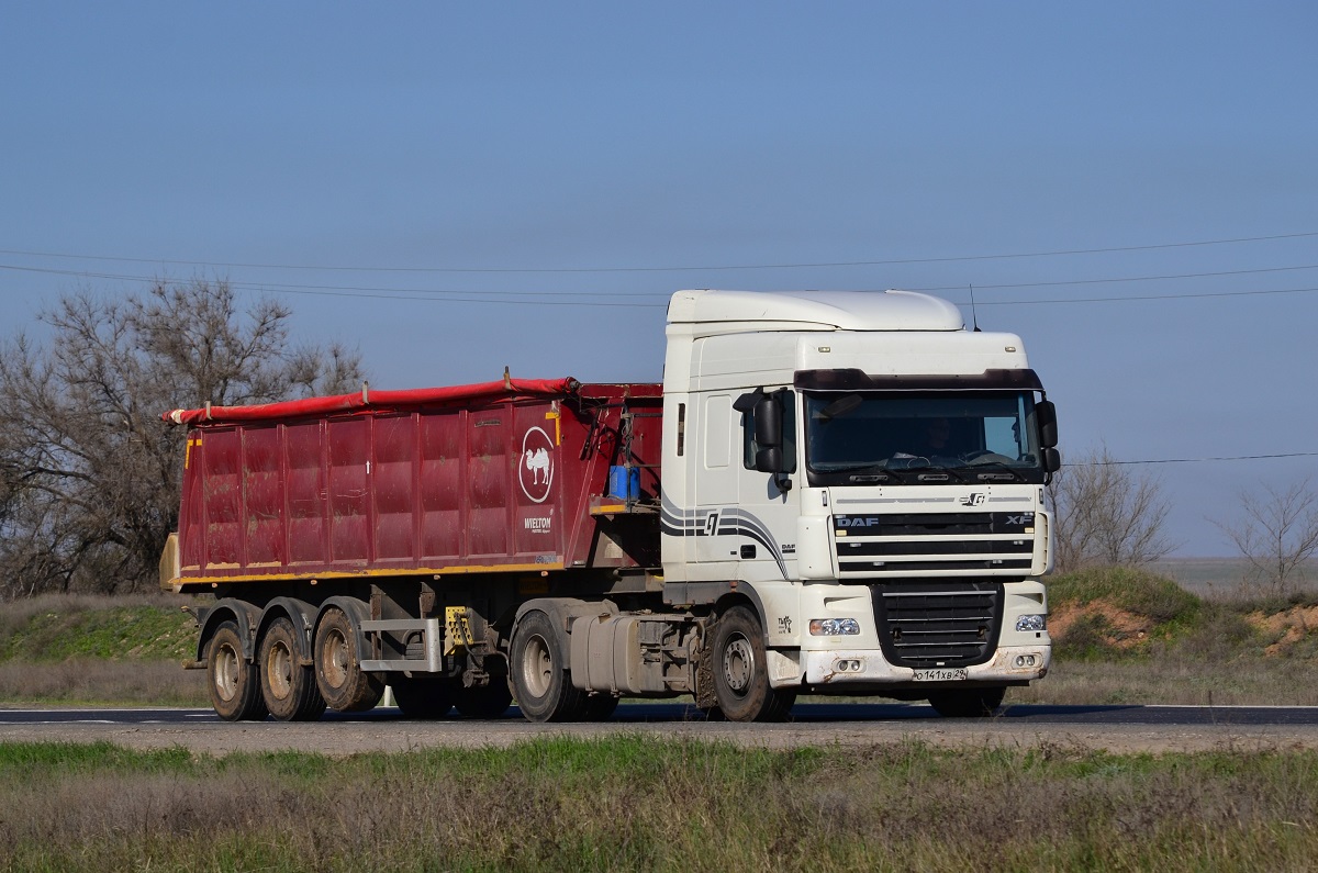 Архангельская область, № О 141 ХВ 29 — DAF XF105 FT