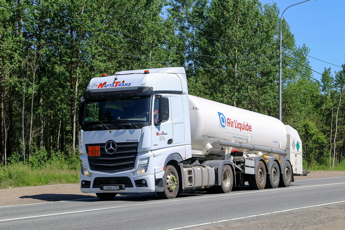 Московская область, № У 528 КХ 790 — Mercedes-Benz Actros '18 1845 [Z9M]
