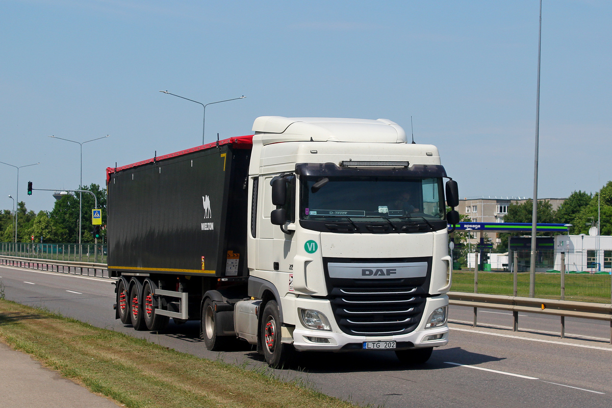 Литва, № LTG 202 — DAF XF Euro6 FT