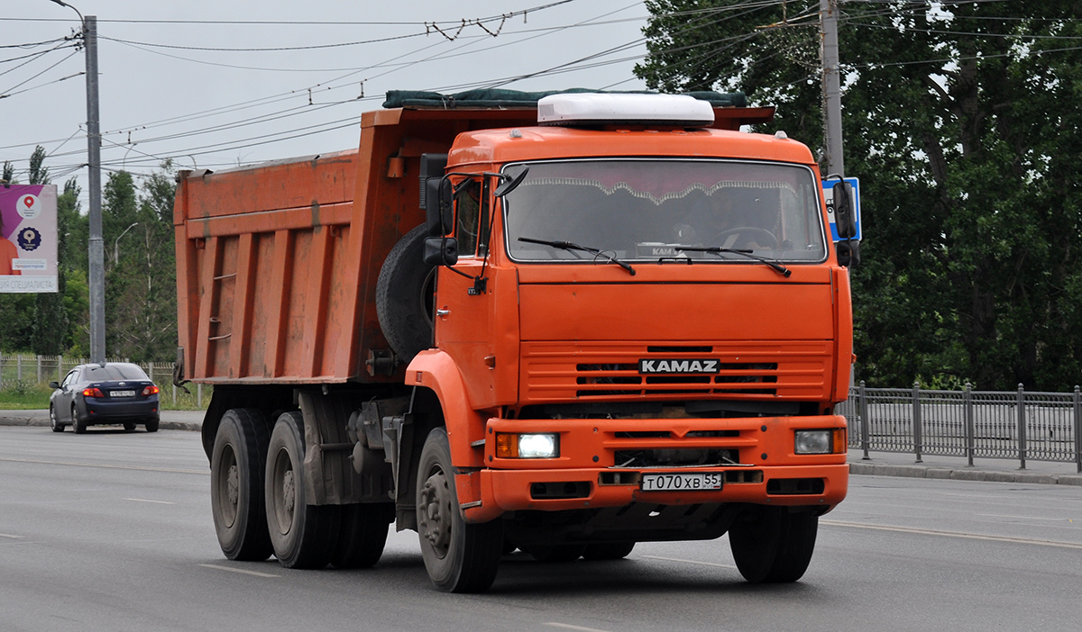 Омская область, № Т 070 ХВ 55 — КамАЗ-6520 [652000]