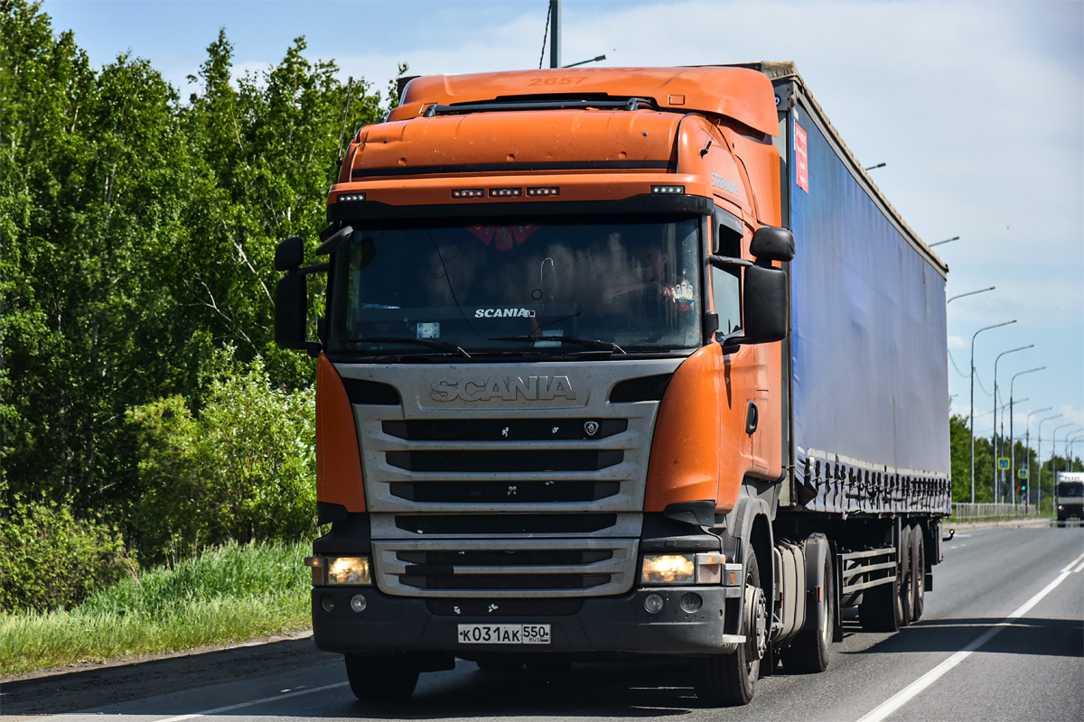 Московская область, № К 031 АК 550 — Scania ('2013) R440