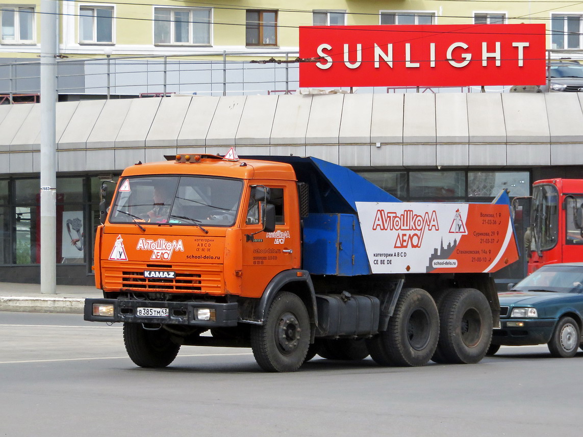 Кировская область, № В 385 ТМ 43 — КамАЗ-55111-02 [55111C]