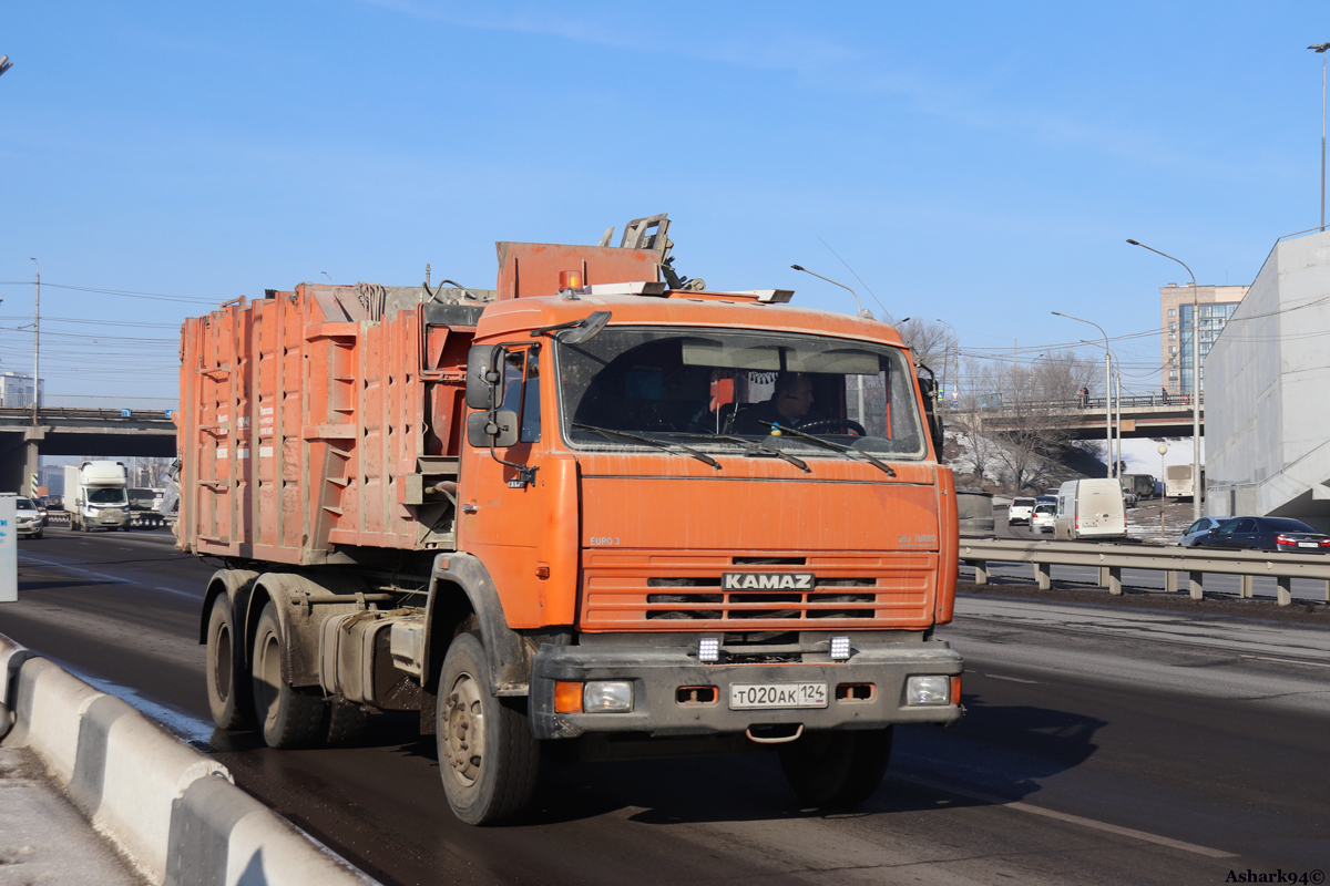 Красноярский край, № Т 020 АК 124 — КамАЗ-65115-62