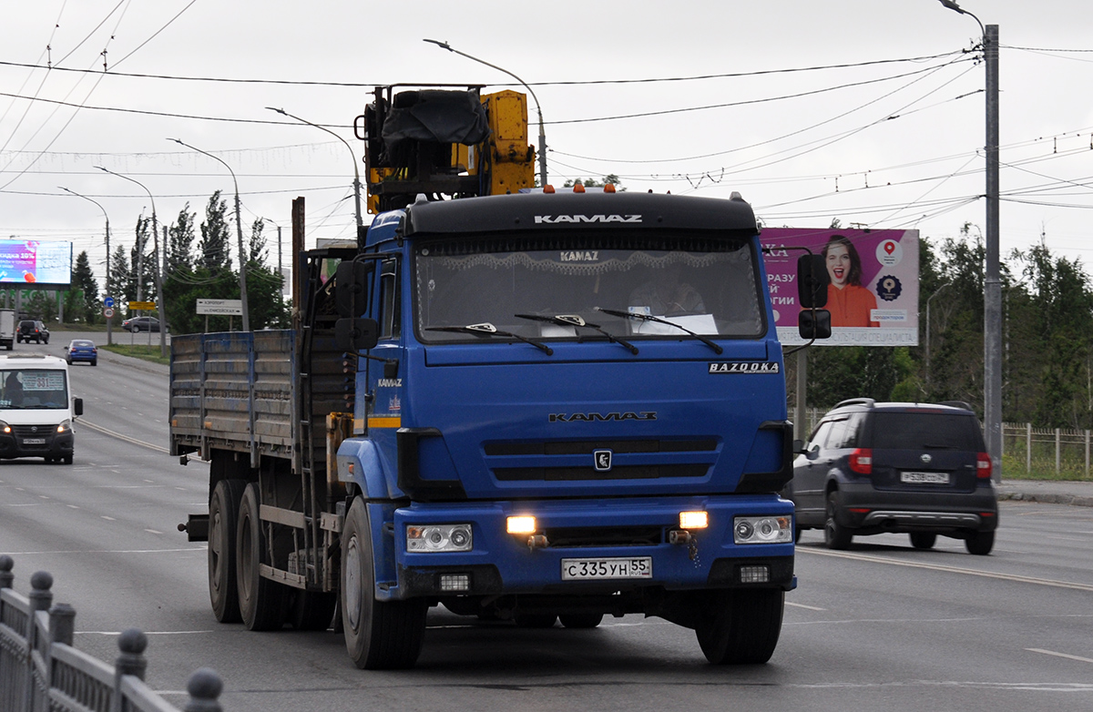 Омская область, № С 335 УН 55 — КамАЗ-65117-N3(78)