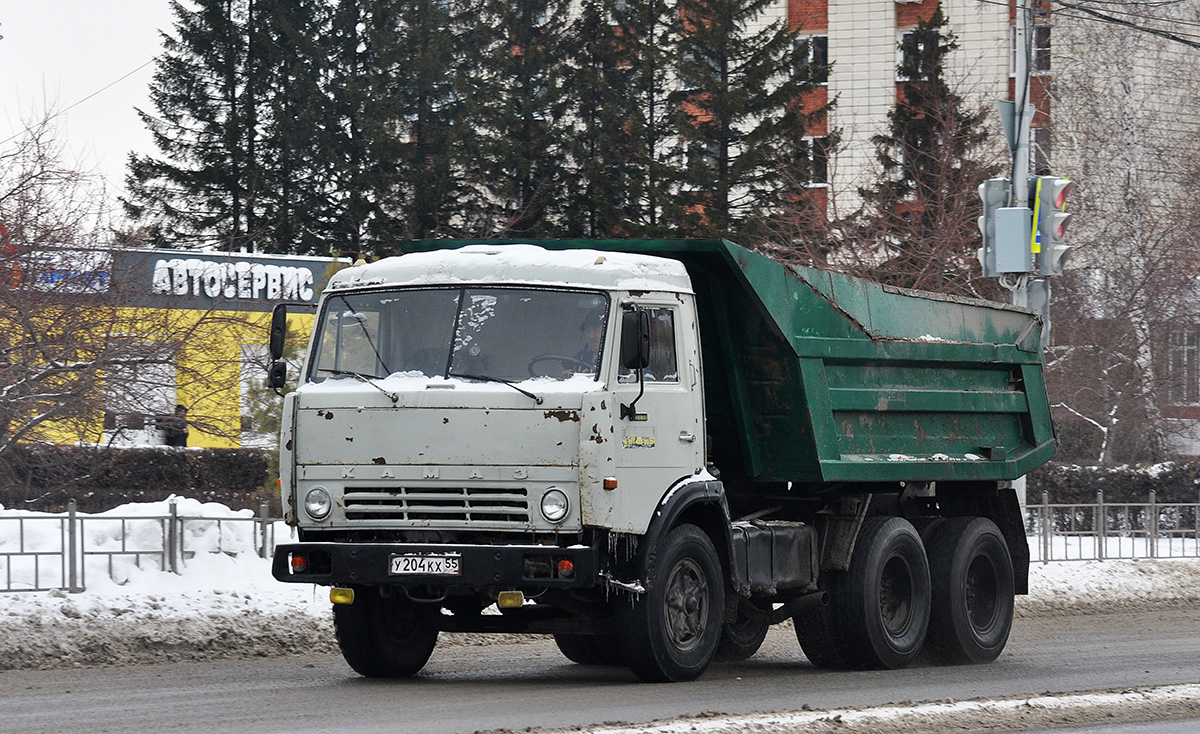 Омская область, № У 204 КХ 55 — КамАЗ-55111-01 [55111A]